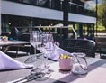Golfhotel: Restaurantterrasse - Hotel Sonnblick