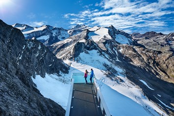 Golfhotel: Aussichtsplattform am Kitzsteinhorn auf über 3.000 Meter Höhe - Hotel Sonnblick