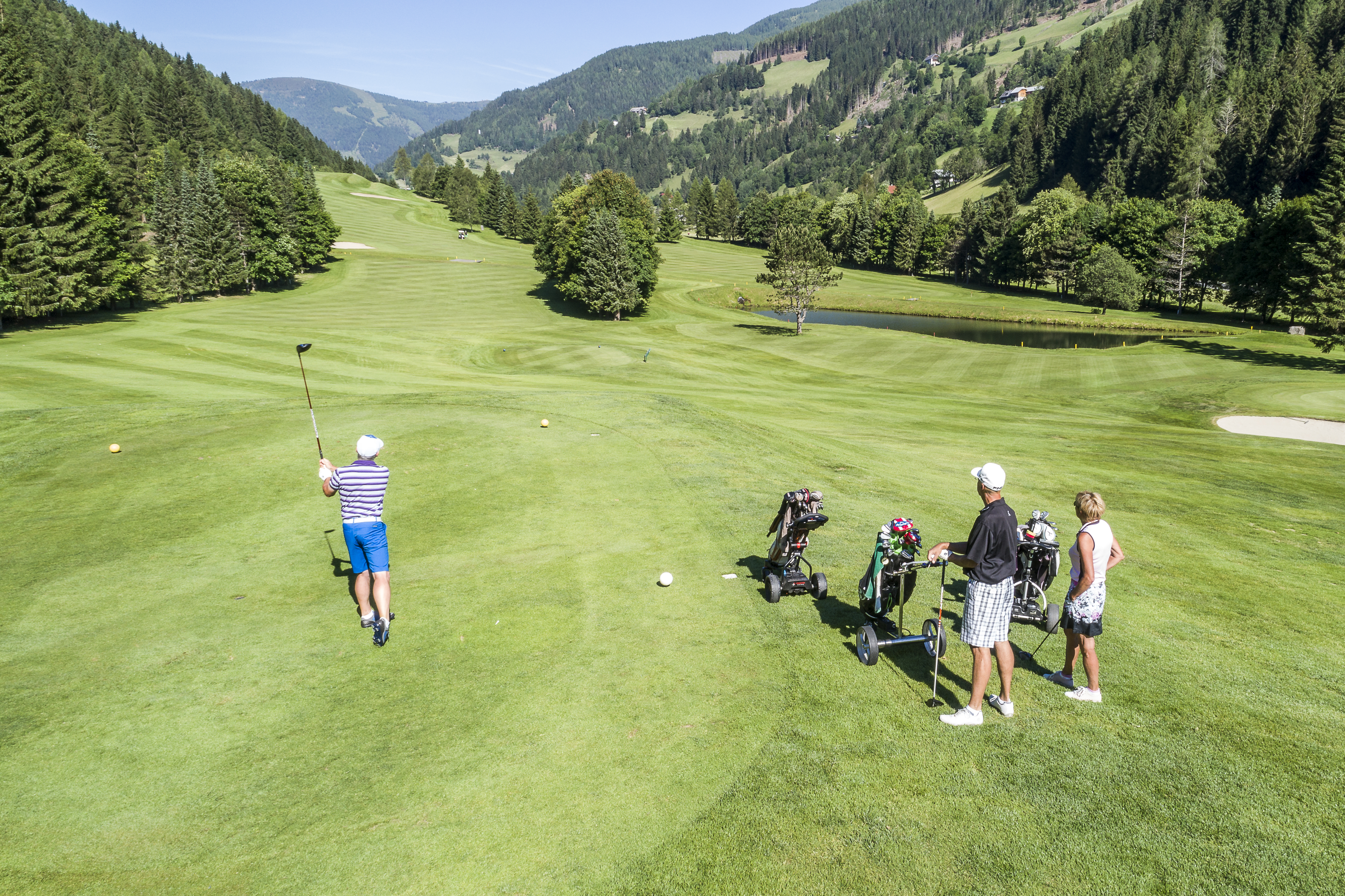 Golfurlaub - PLZ 9871 (Österreich) - Golfen mit Bergpanorama - Hotel GUT Trattlerhof & Chalets****S