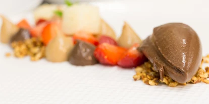 Golfurlaub - Restaurant - Dessert - Restaurant Niedmühle | Land & Genuss Hotel