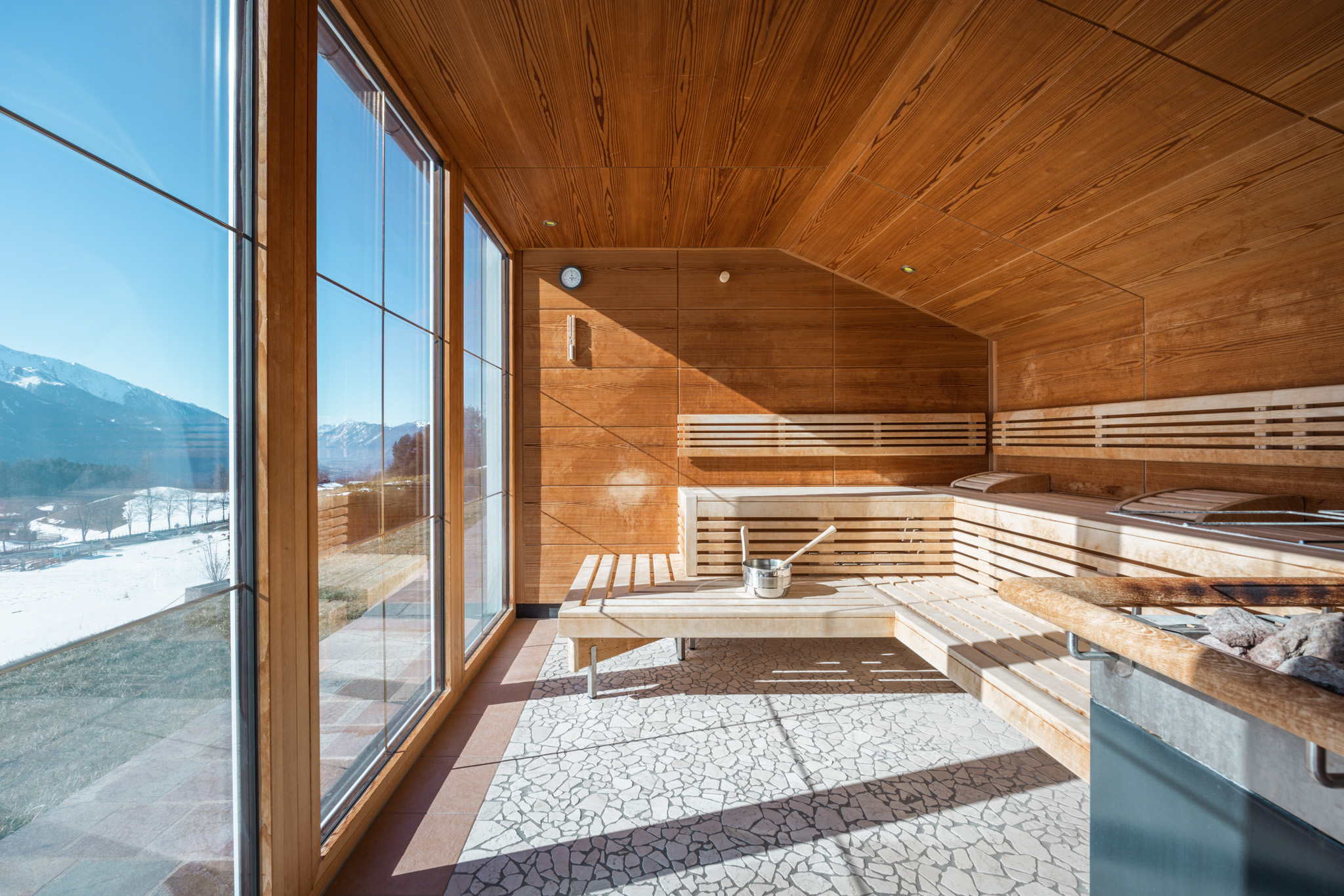 Golfhotel: Panoramasauna - Vitalhotel Kaiserhof