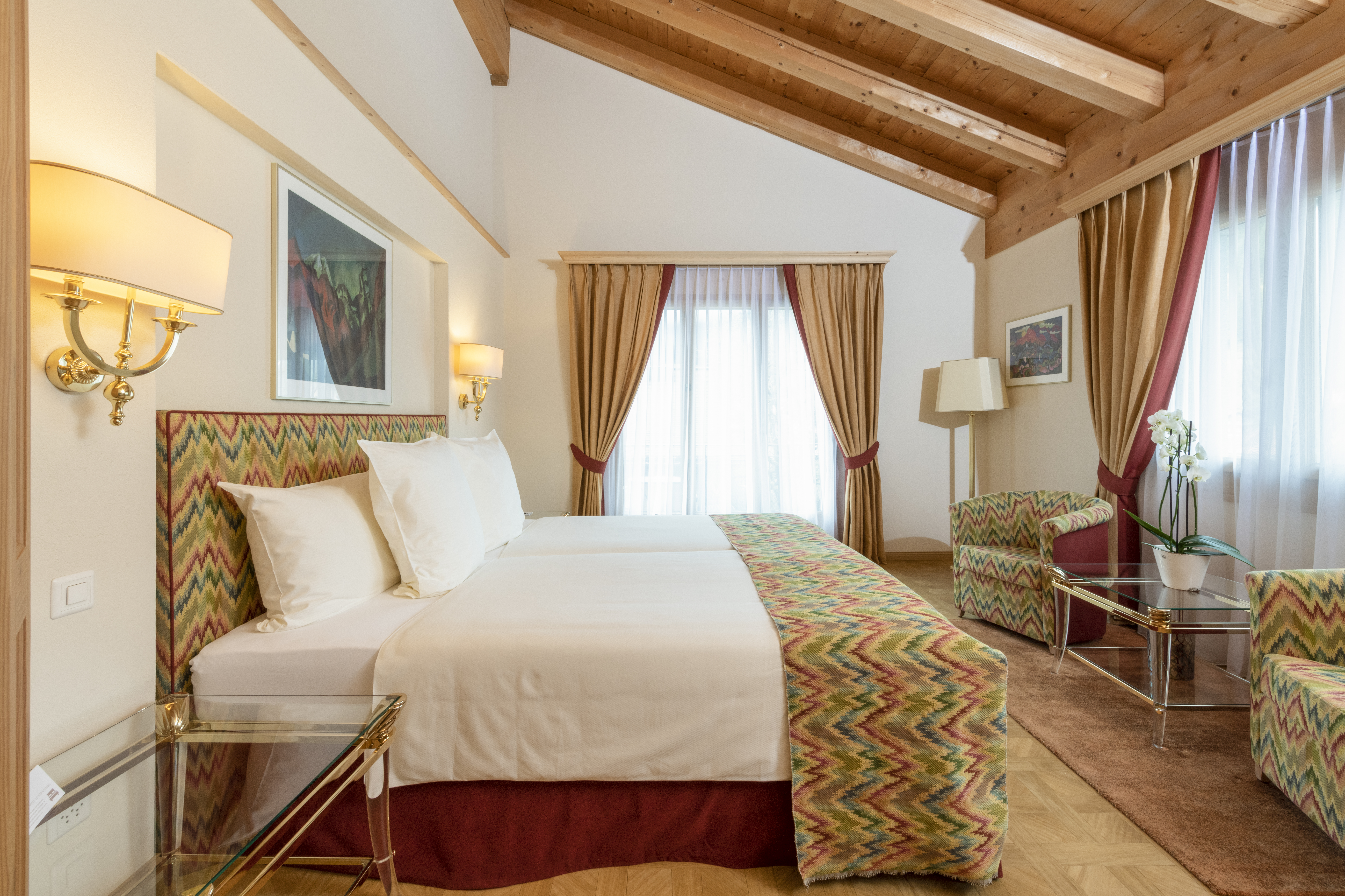 Hotel Vereina Klosters  Zimmerkategorien Grosszügige Doppelzimmer