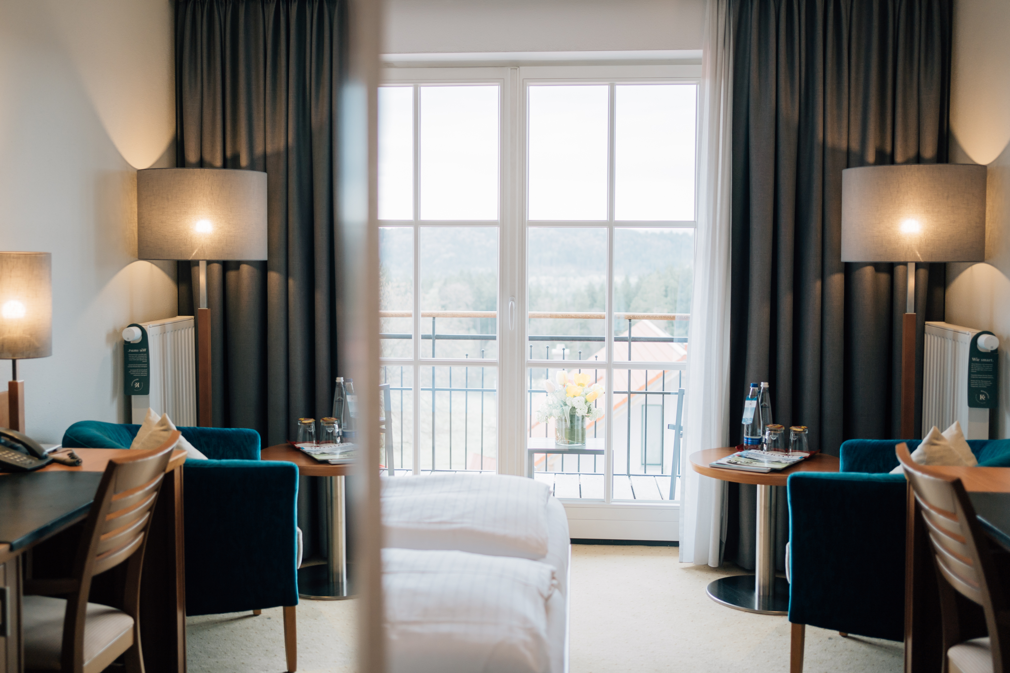 Golfurlaub - PLZ 83646 (Deutschland) - Ausblick, Balkon, Zimmer - Klostermaier - Hotel & Restaurant