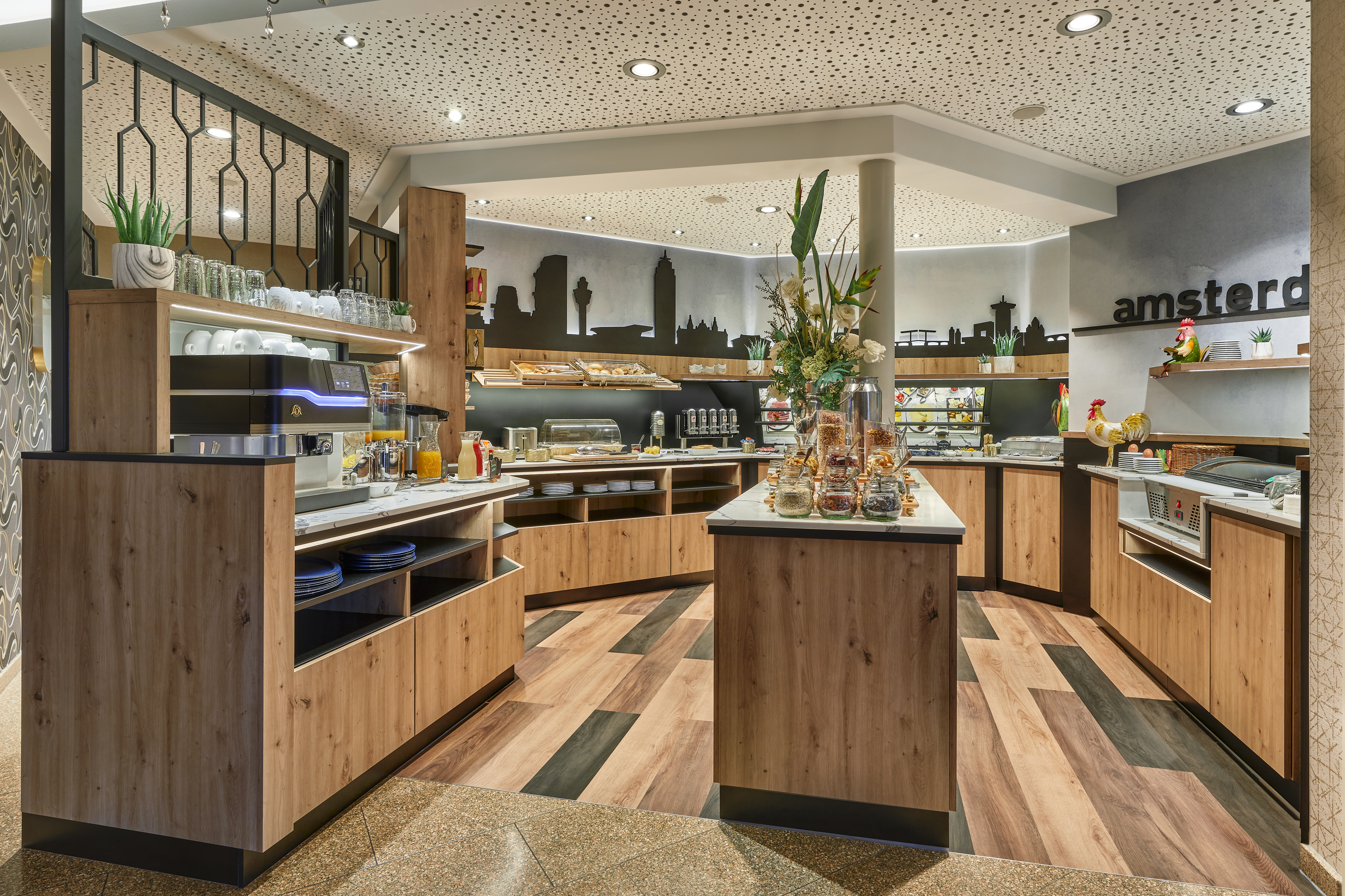 Golfhotel: Frühstückbüffet - NordWest-Hotel "Amsterdam"