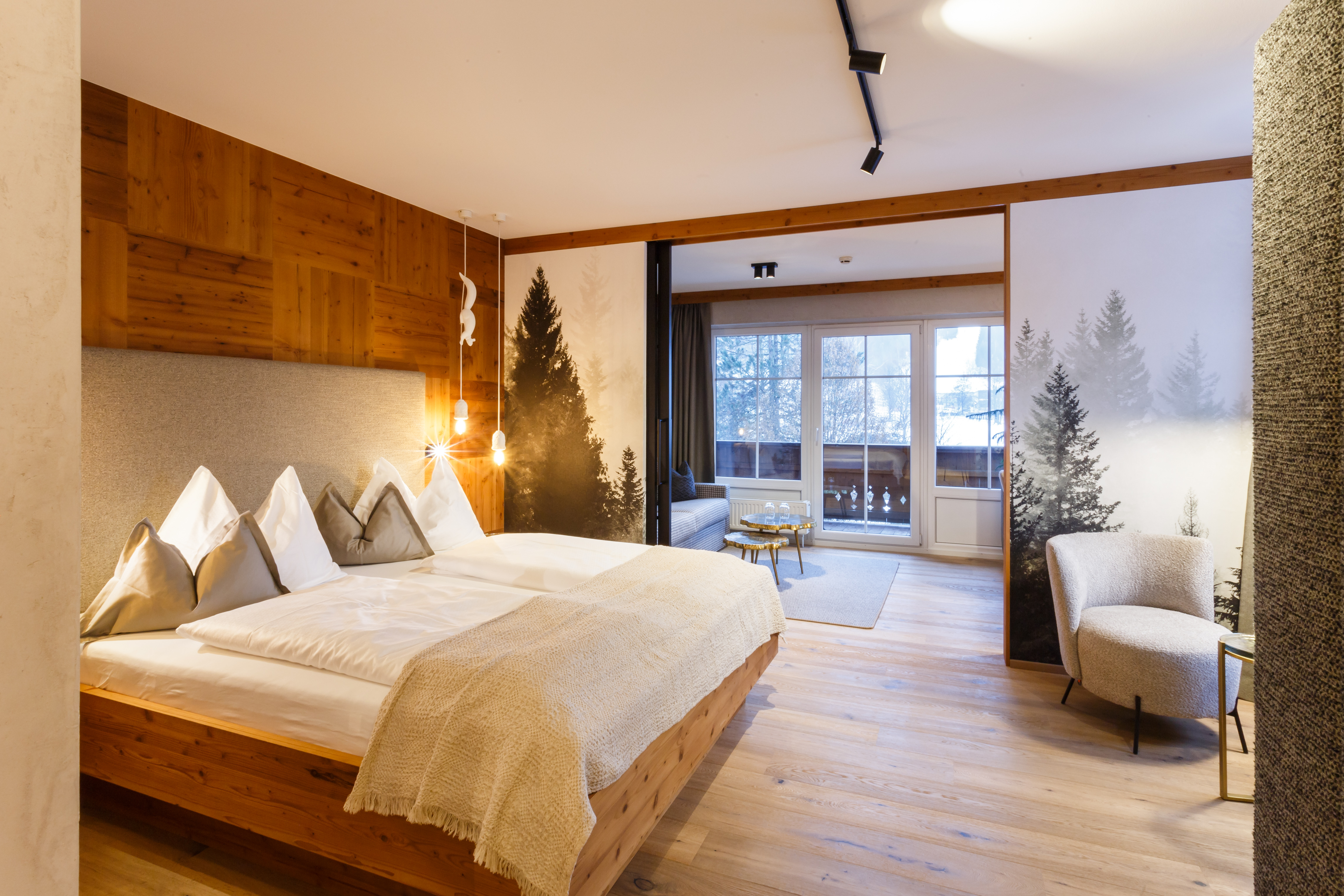 Golfhotel: Komfort Suite "Fichtenwald" - Landhotel Schermer