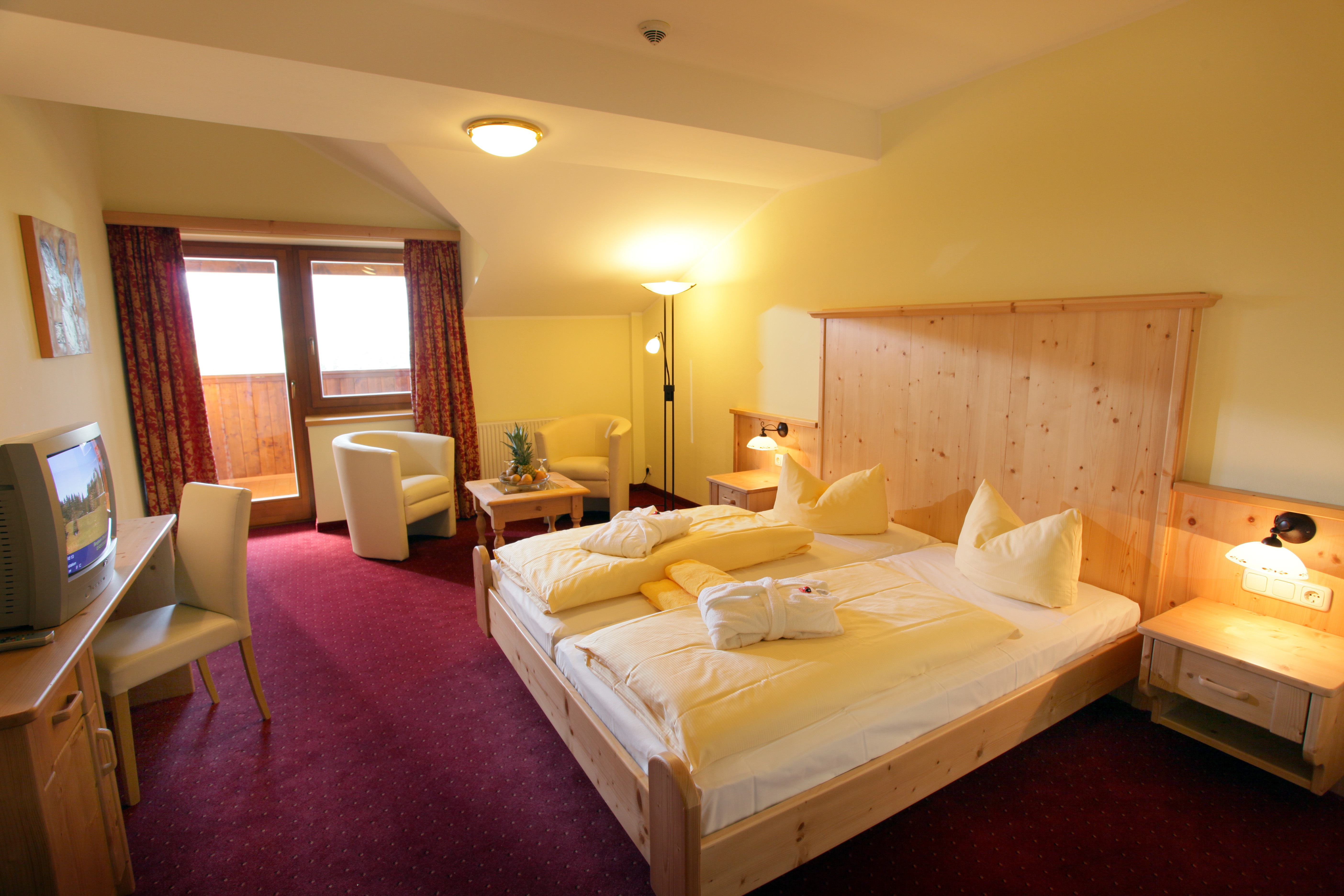 Hotel Alpenhof Brixen Zimmerkategorien Einzelzimmer mit Balkon