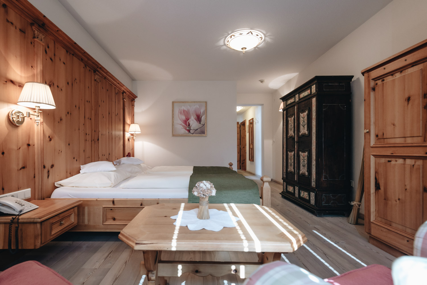 Der Greil Zimmerkategorien Zirben-Suite