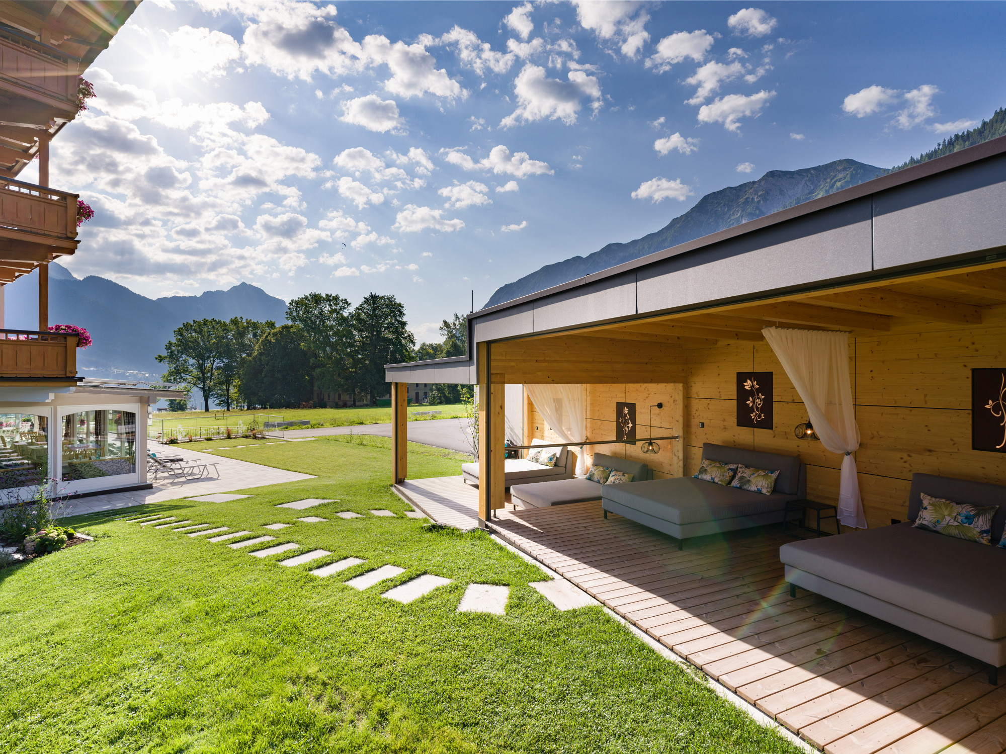 Golfhotel: Garten  - Hotel Liebes Caroline