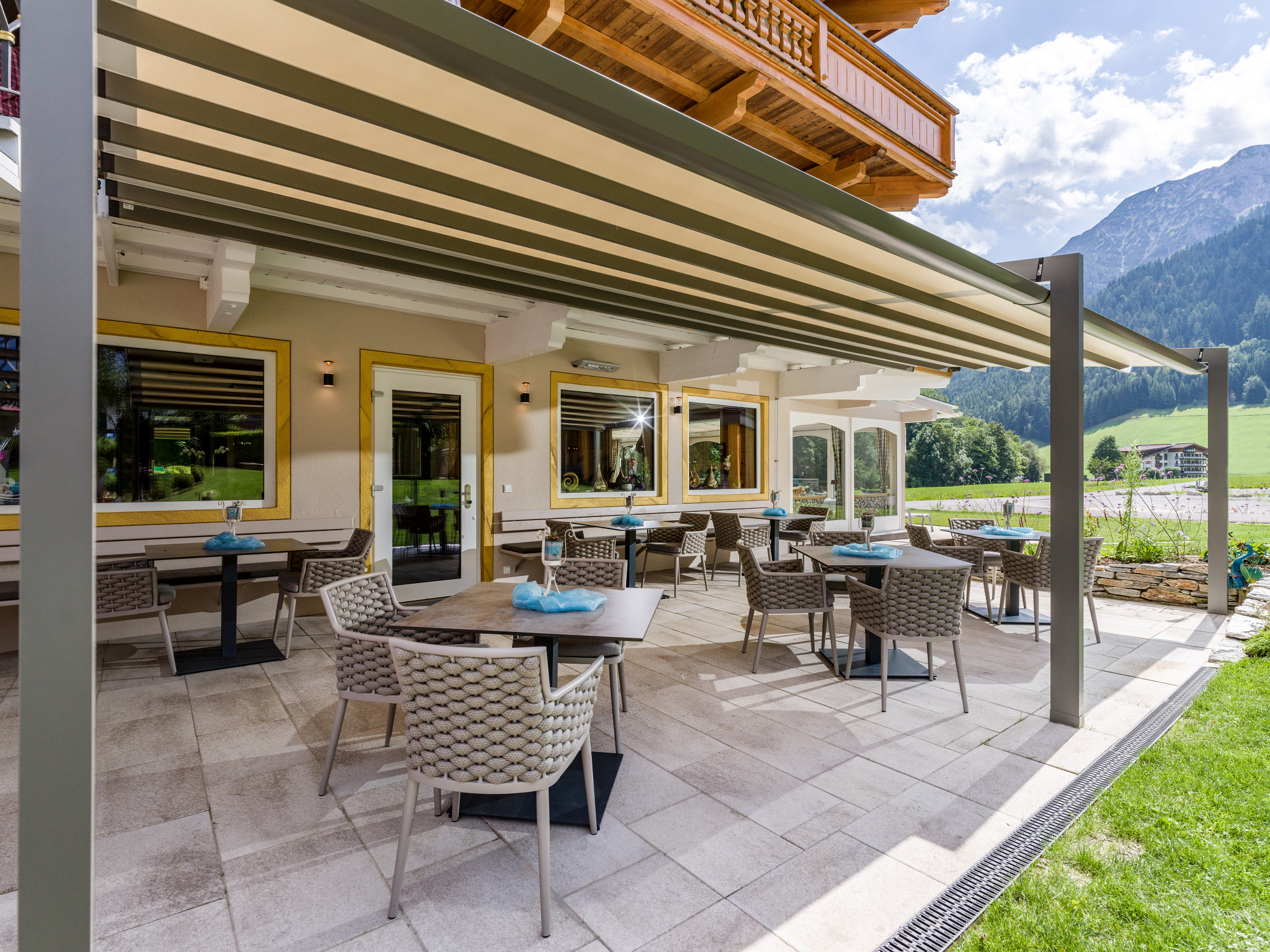 Golfhotel: Terrasse - Hotel Liebes Caroline