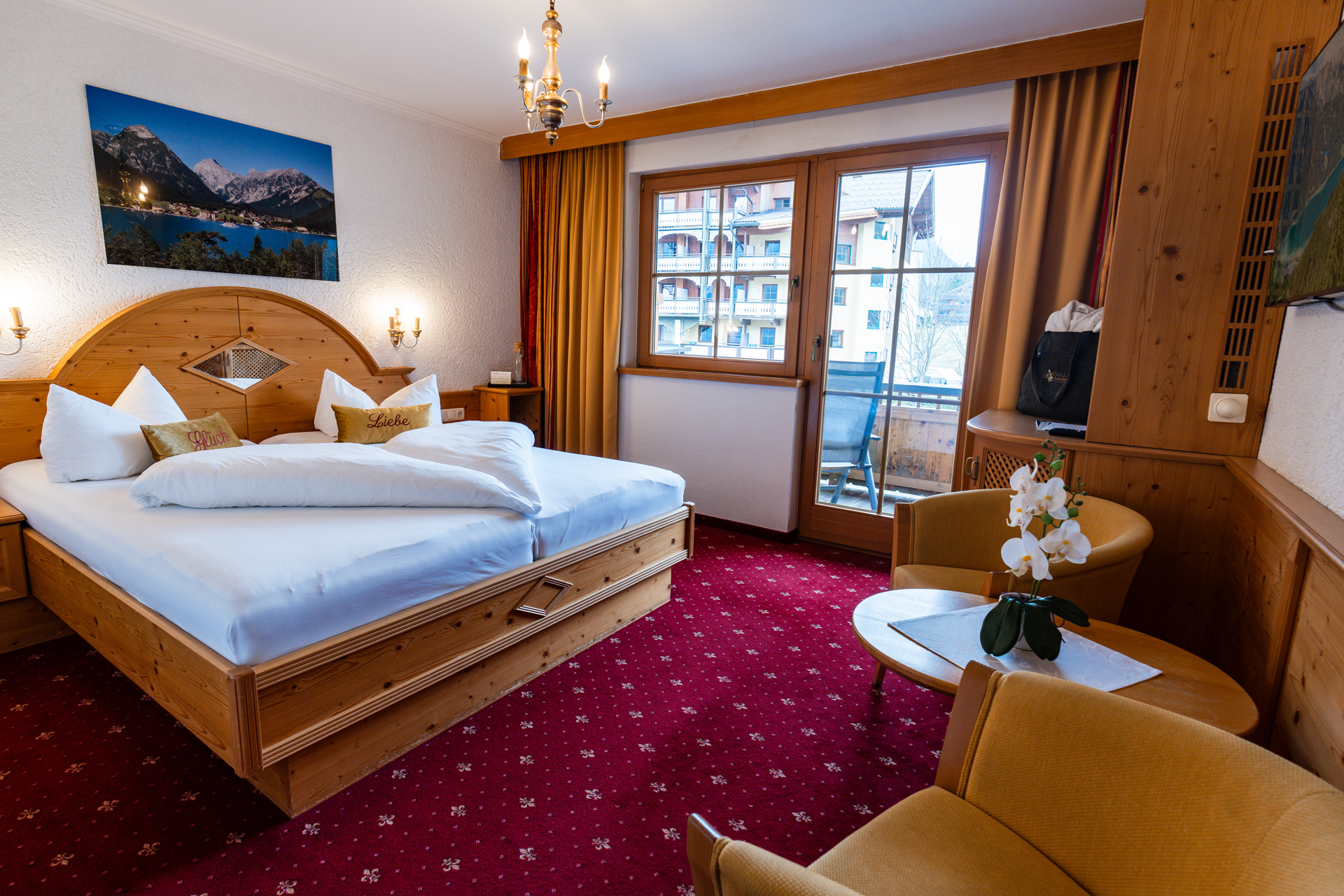 Golfhotel: kleines Doppelzimmer - Liebes Caroline Hotel