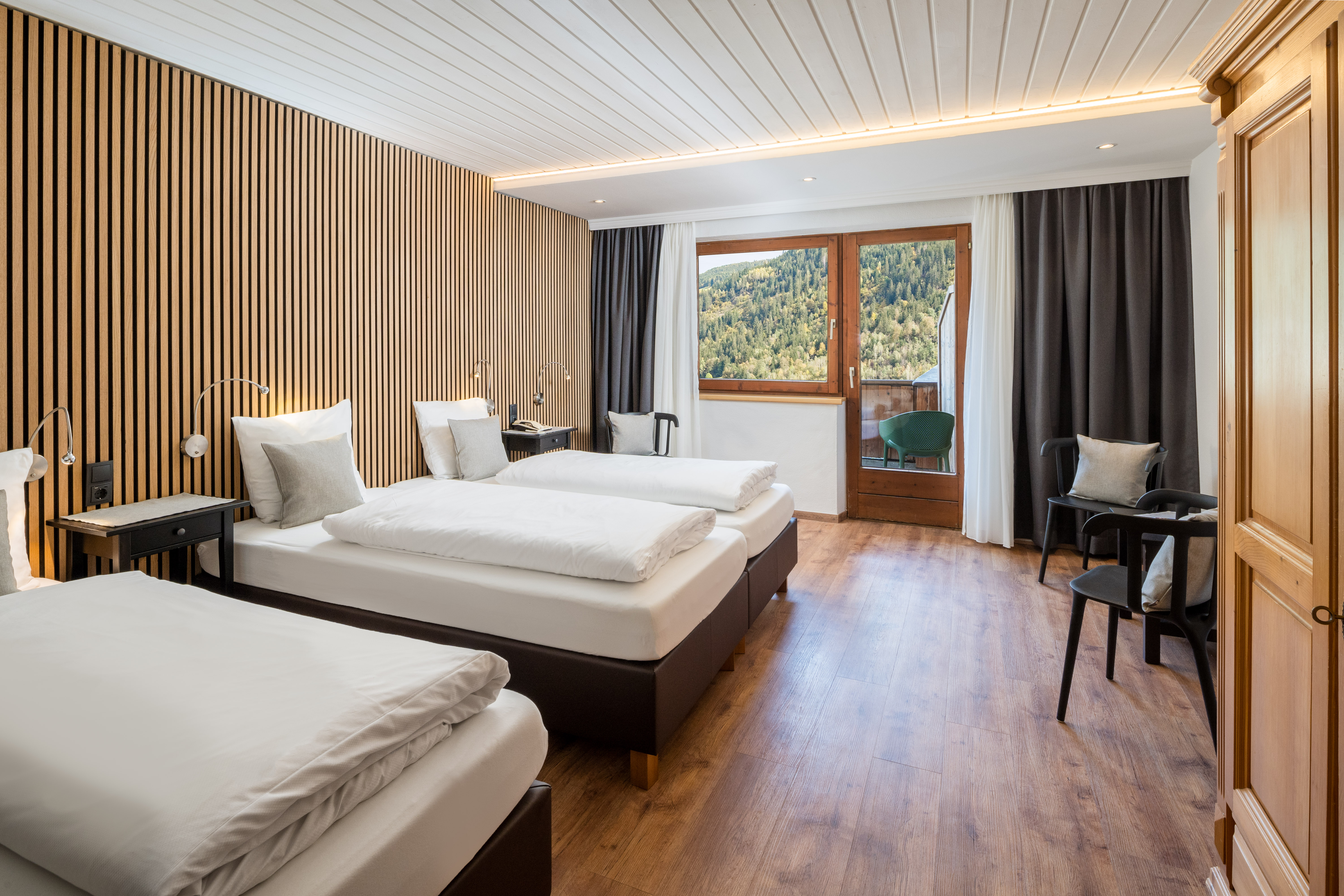 Golfurlaub - Zimmer mit Fernsicht - Dreibettzimmer - Boutique Hotel Standlhof