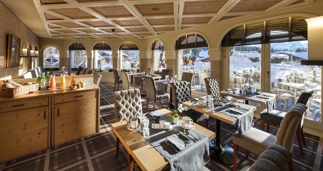 Golfhotel: Restaurant "Möserstube" - GOLFHOTEL Les Hauts de Gstaad & SPA