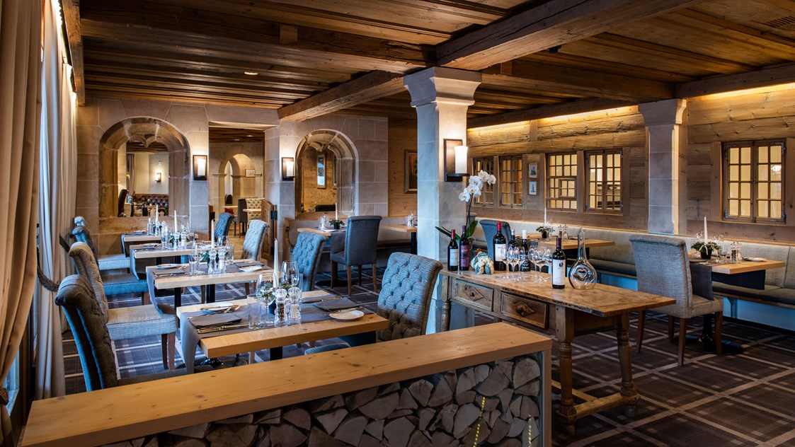 Golfhotel: Restaurant "Belle Epoque" - GOLFHOTEL Les Hauts de Gstaad & SPA