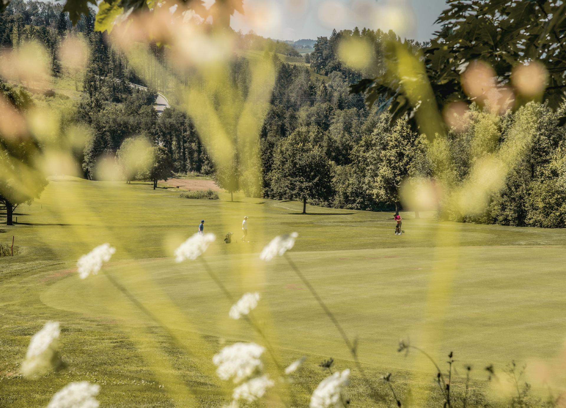 Golfhotel: Golfplatz direkt am Hotel - ANETSEDER - Landhotel, Lofts & Golf