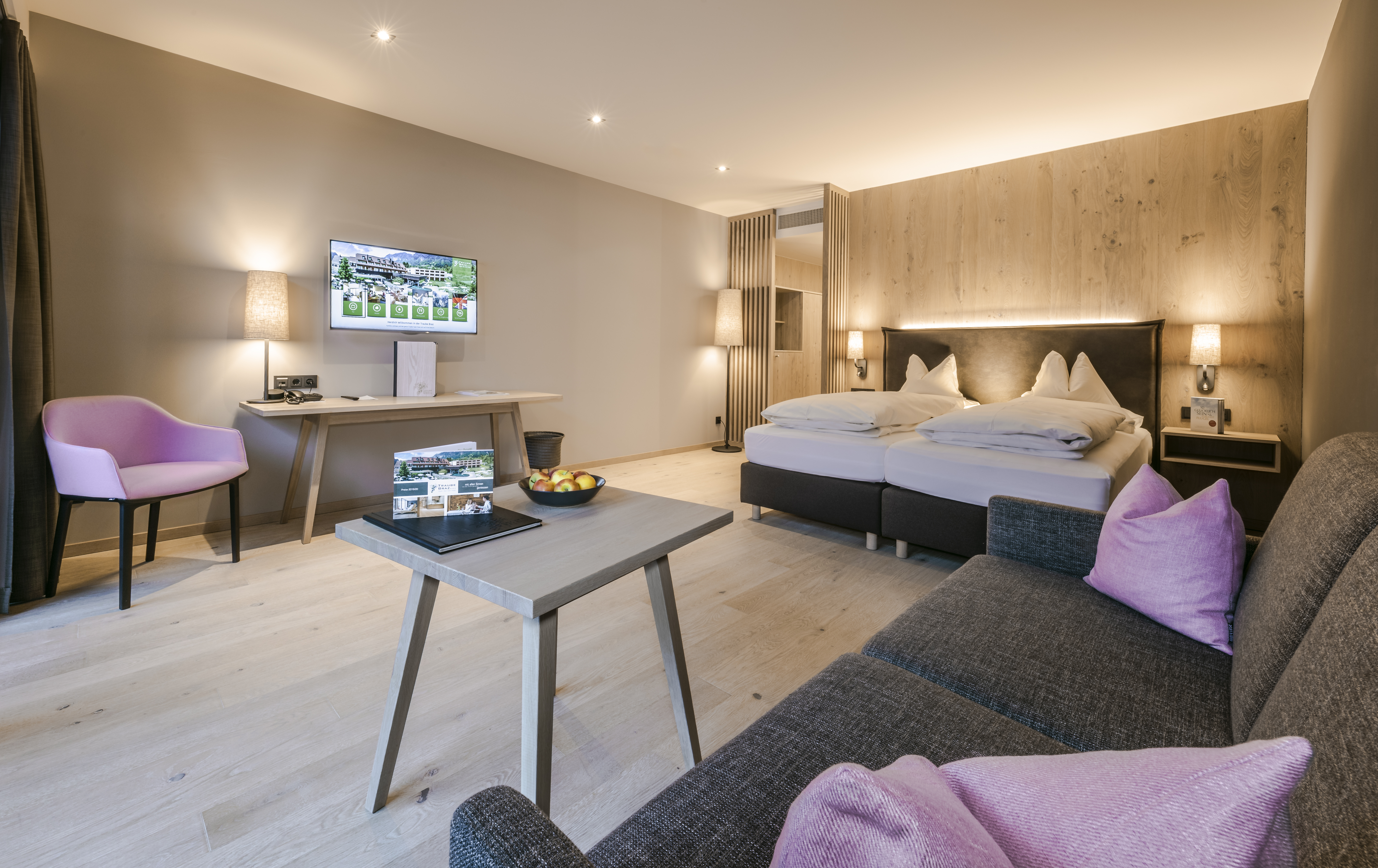 TRAUBE BRAZ Alpen.Spa.Golf.Hotel Zimmerkategorien Doppelzimmer "Atrium de Luxe"