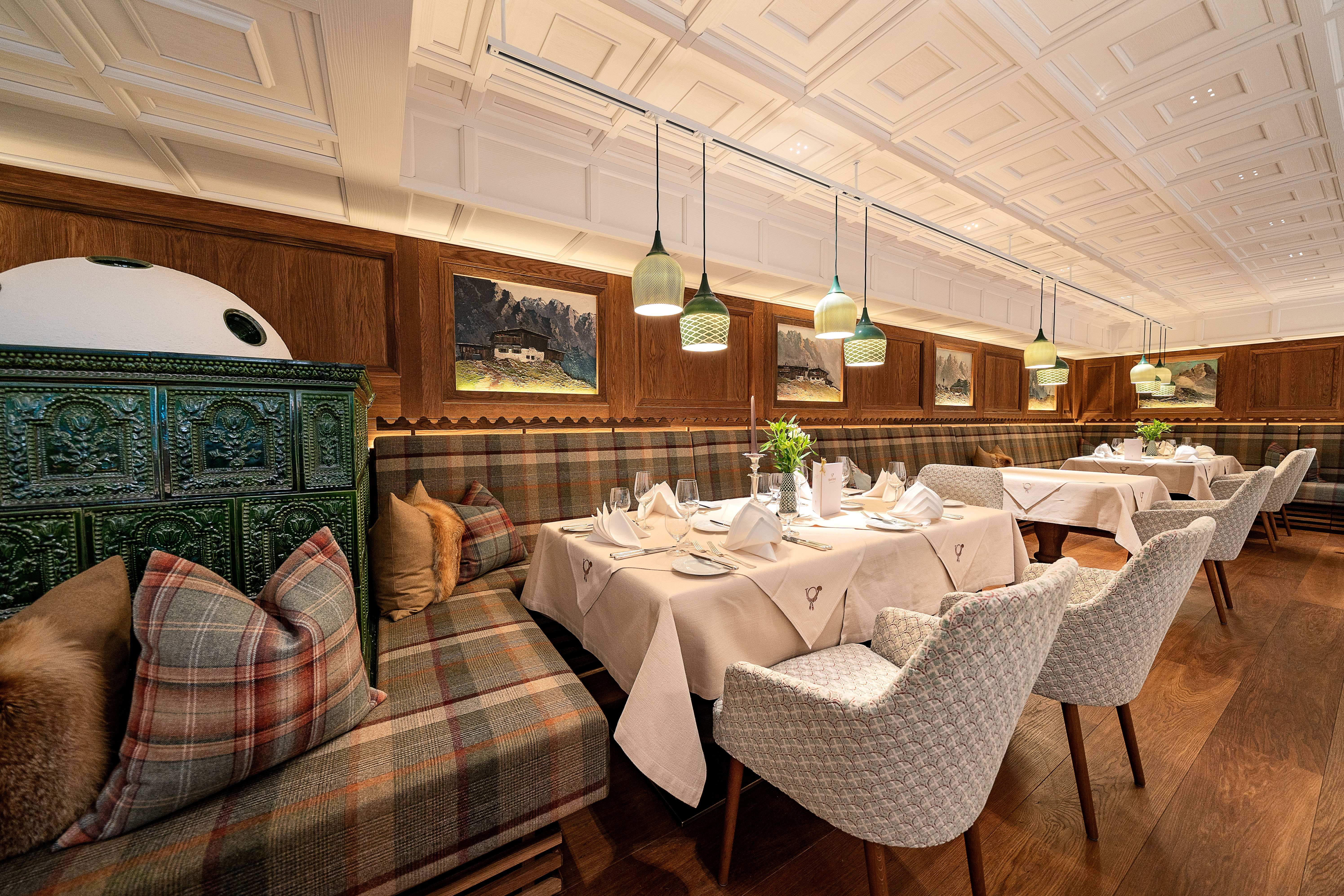 Golfhotel: Panorama Restaurant - Hotel Post Lech