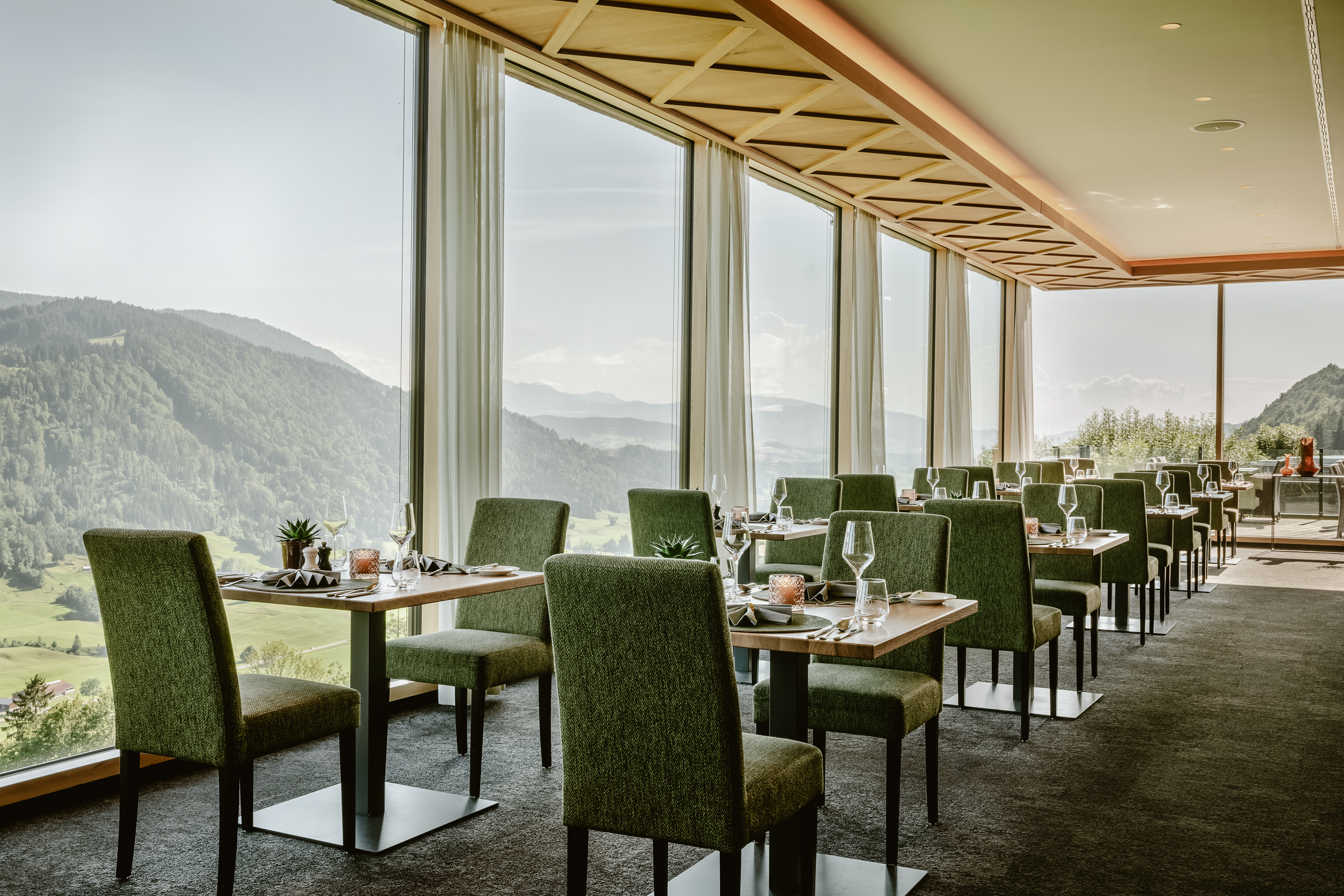 Golfhotel: Panoramarestaurant - Bergkristall - Mein Resort im Allgäu