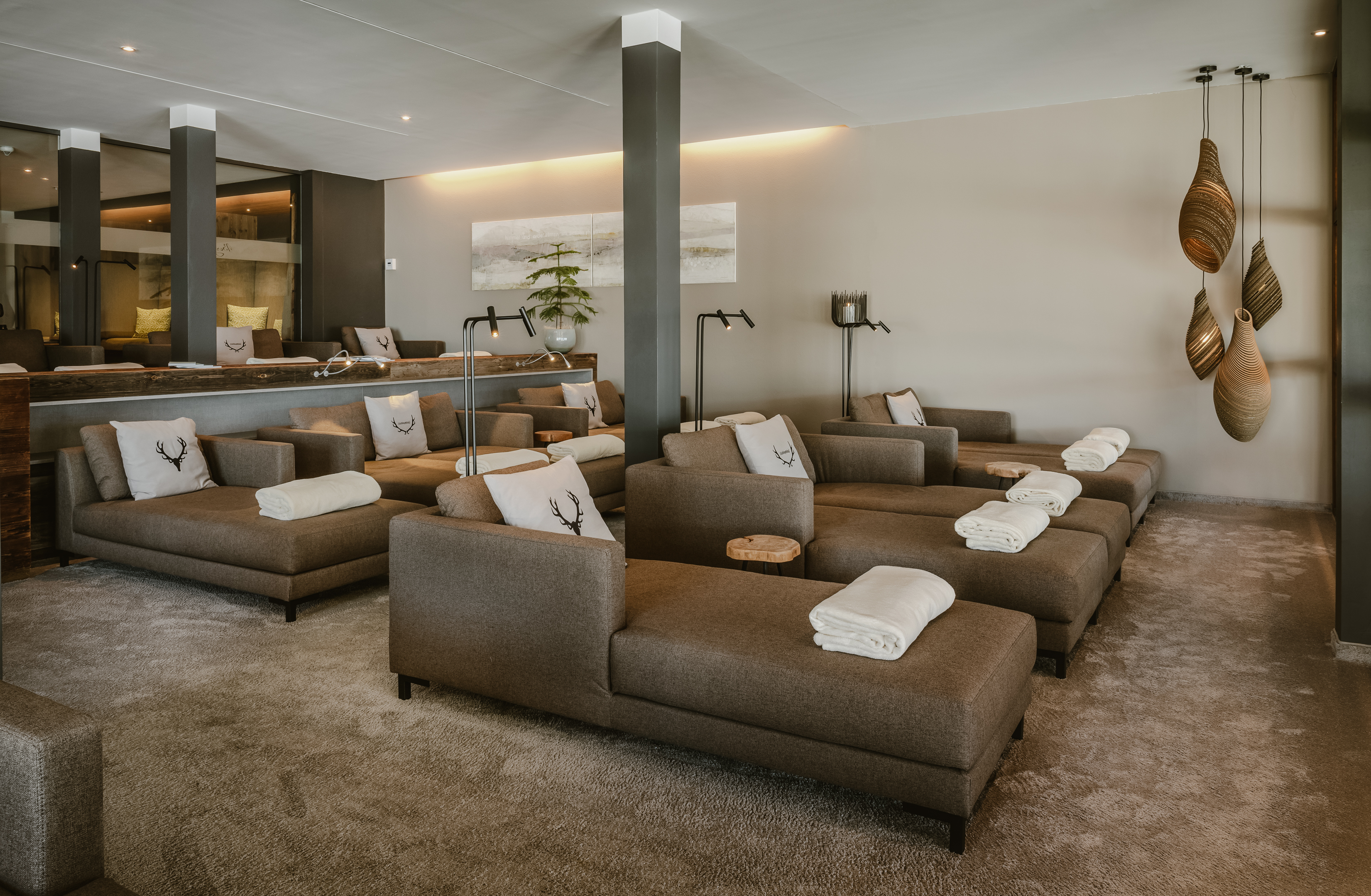 Golfhotel: Ruheraum in der Saunalandschaft Nagelfluh - Bergkristall - Mein Resort im Allgäu