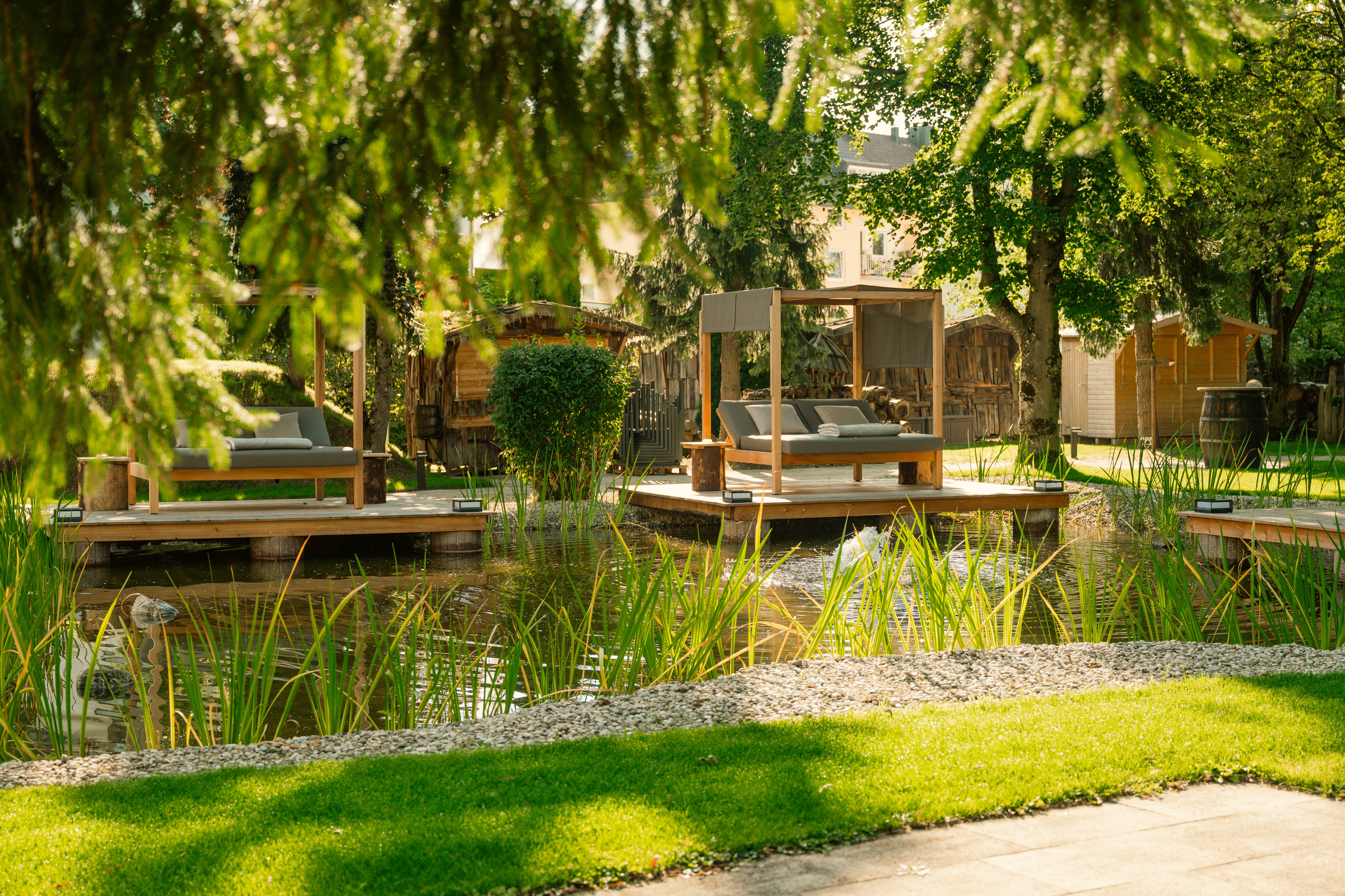 Golfurlaub - Fahrstuhl - Hotelpark - Das Parkhotel - Südtirols nördlichster Punkt
