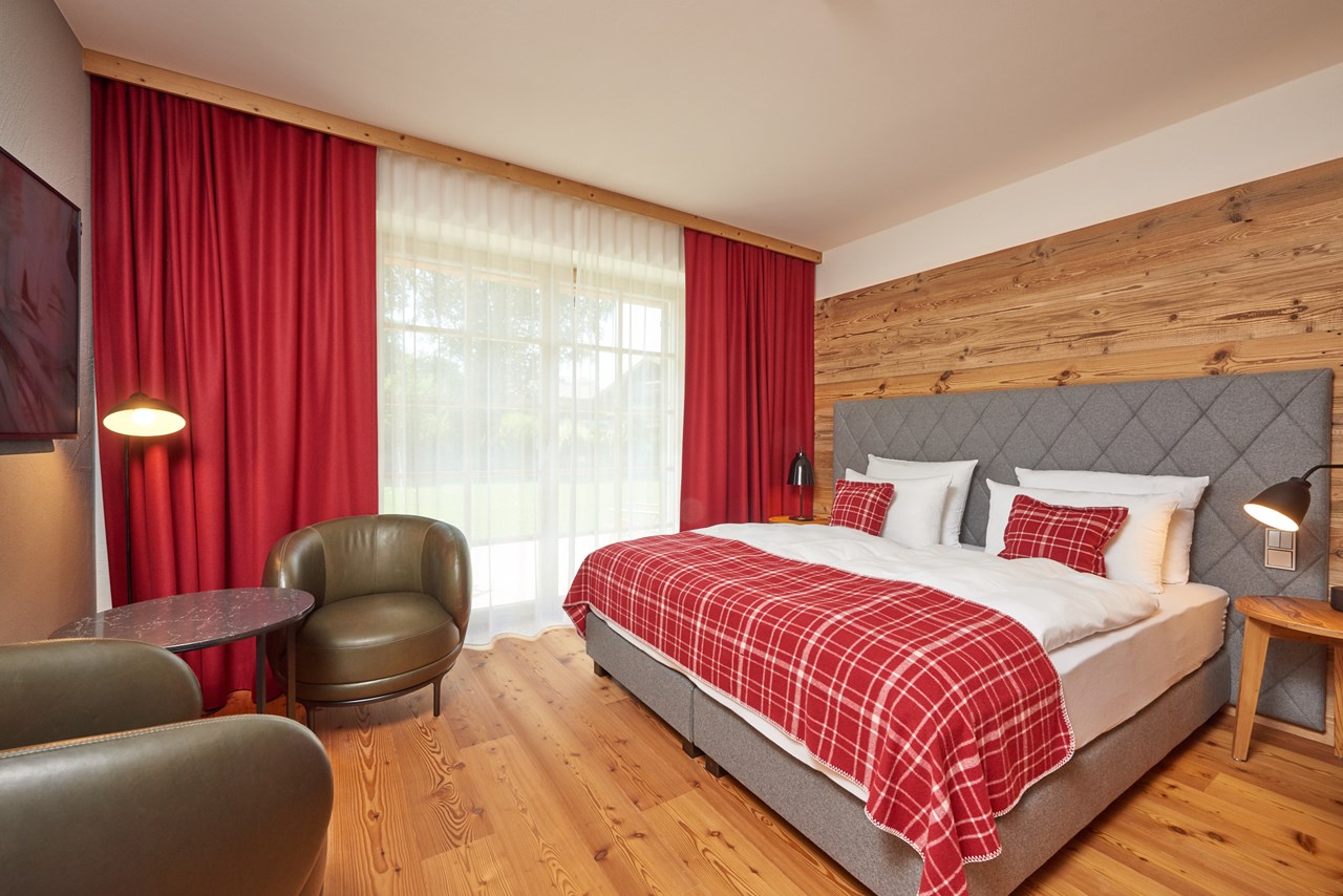 Das Achental Resort Zimmerkategorien Komfort Doppelzimmer Kampenwand