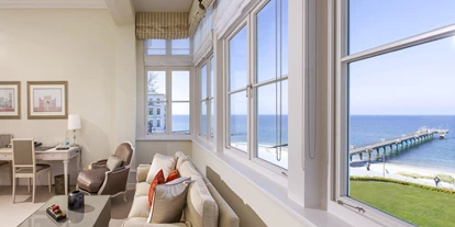 Golfurlaub - Fahrstuhl - Junior Suite mit Meerblick - Grand Hotel Heiligendamm