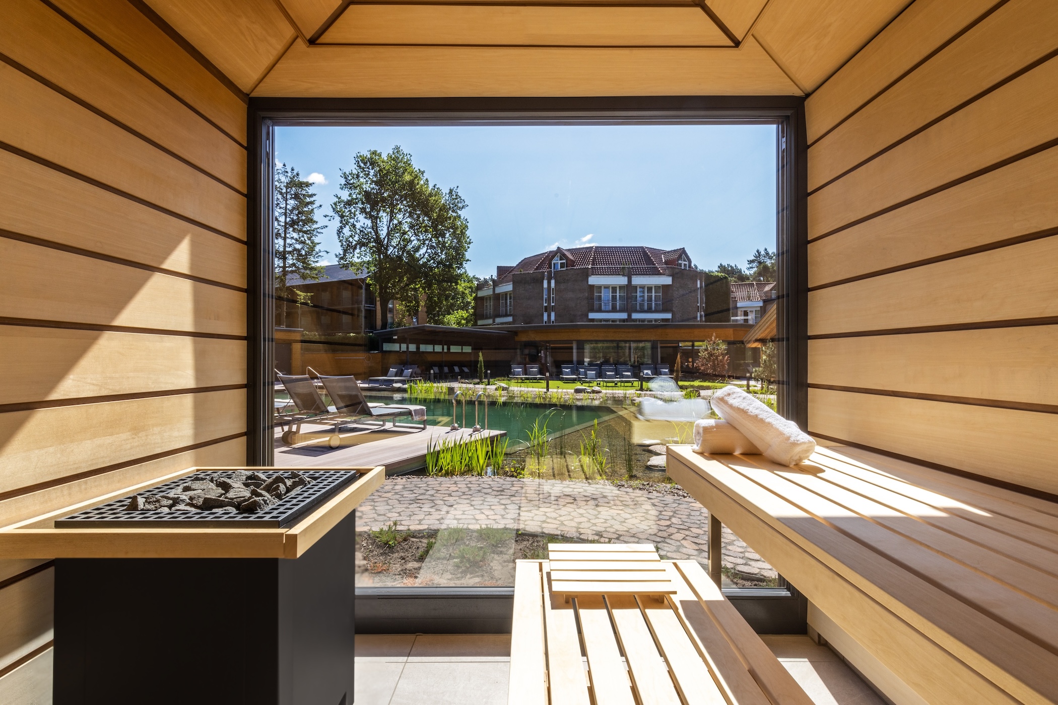 Golfhotel: Panoramasauna - HeidegrundSPA - Hotel Heidegrund