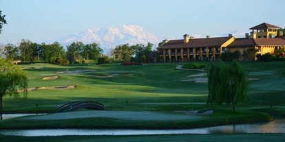 Golfurlaub - Fahrstuhl - CLUBHOUSE - MONTE ROSA - Golf Hotel Castelconturbia
