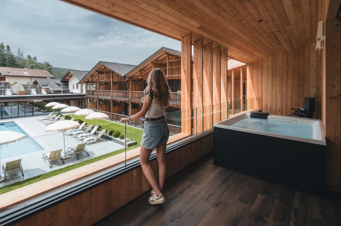 Golfhotel: Balkon - Dolomites Nature Hotel Vigilerhof