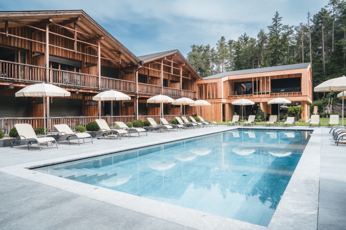 Golfhotel: Pool - Dolomites Nature Hotel Vigilerhof